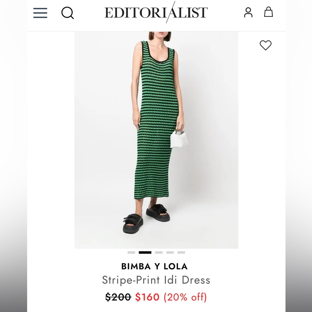 Bimba y Lola Striped Knit Dress